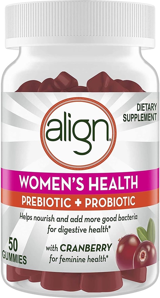 Zarovnat ženské prebiotické probiotické doplňky gumy, Cranberry 50 Ct