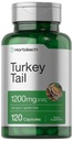 Horbäach Turkey Tail Houba Kapsle 124; 1200mg Dublin 124; 120 Count Dutch 124; Non- GMO a gluten Free Extract