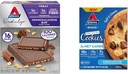 Atkins Endulge Crunchalicious Chocolate Bar, 16 Count & Chocolate Chip Protein Cookie, 4 Počet