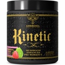 Ambrosia Organic Houby Pre Workout Powder with Creatine 3g Foundation 124; Lion 's Mane, Cordyceps & Reishi Foundation 124; Clean Pre Workout Foundation 124; Houba Energy & Focus 124; 24 Servings Foundation 124; Jahodová Guava
