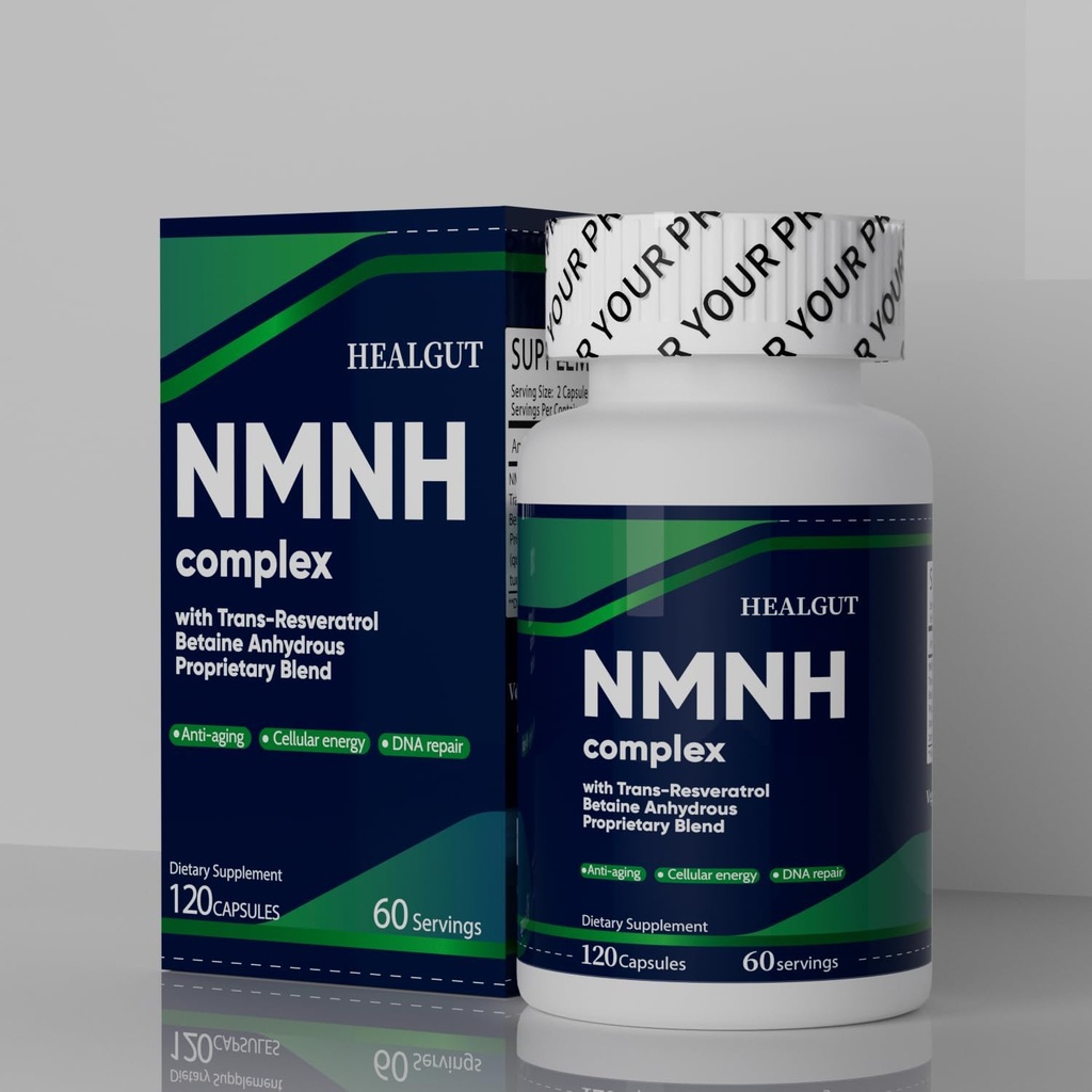Premium NMNH dodatek pro antiaging breakthrough - zvýšení NAD + Levels Liposome Kapsle 120 Doručování