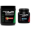 JYM dodatek Věda PRE JYM 30 Doručování - Strawberry Kiwi & Post- Cvičení s BCAA, glutamin, Creatine HCL, Beta- Alanin a další, Blue Arctic Freeze, 30 Servings, 22 Oz