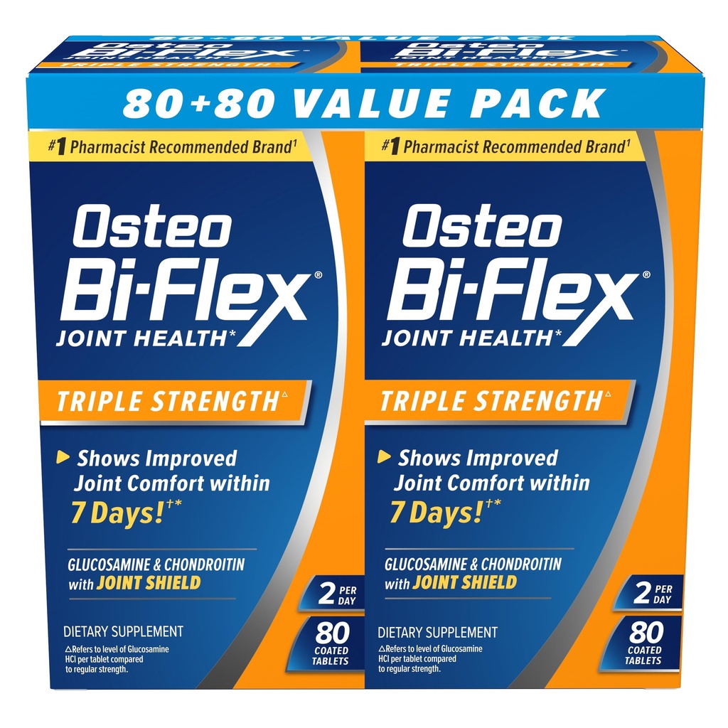 Osteo Bi-Flex Triple Strength Twin, 80 Počet, 2pack