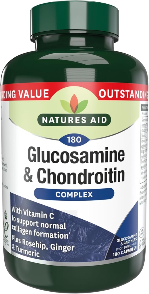 Glucosamine 500mg & Chondroitin 100mg Complex 180 Vicaps