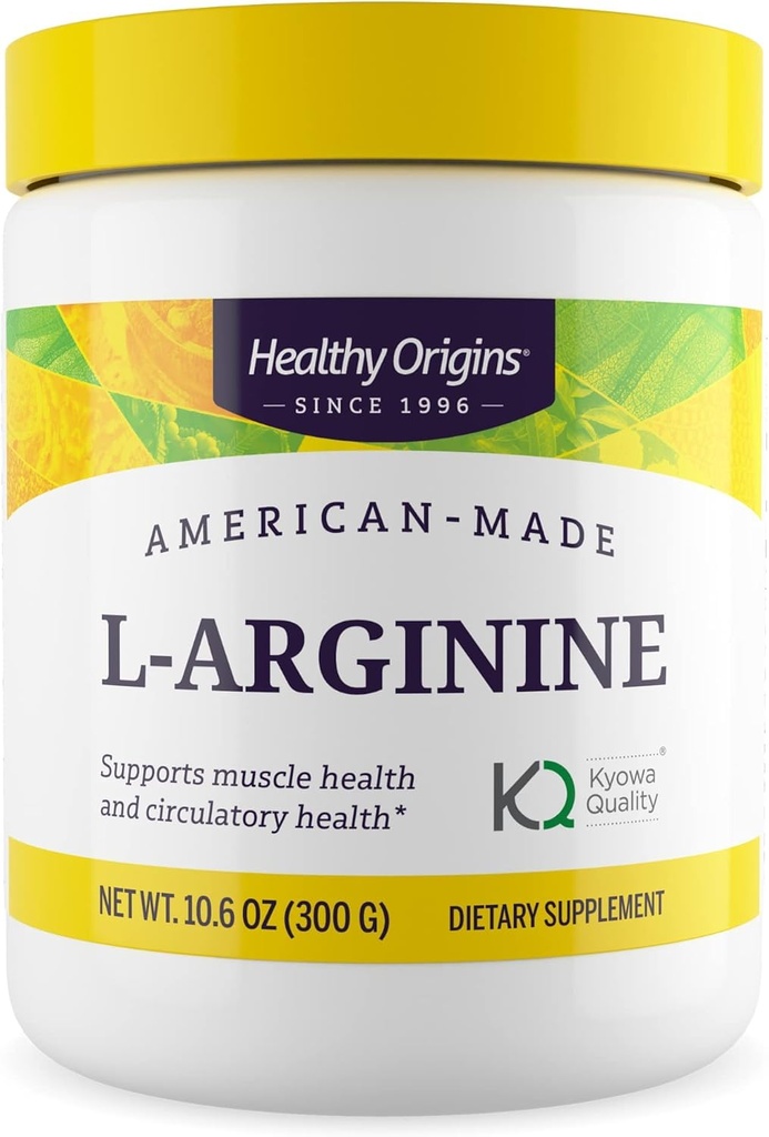 Zdravý původ - L- arginin (American- Made, Non- GMO, Gluten Free, Muscle Support), 10.6 Ounce