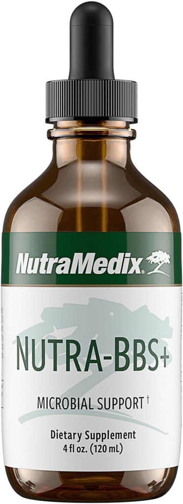NutraMedix Nutra-BBS + - Bylinný dodatek pro mikrobiální, antioxidační a imunitní podporu - s Eleckampane + Jalapa Root, Artemisia Annua a Capirona Bark (4 oz)