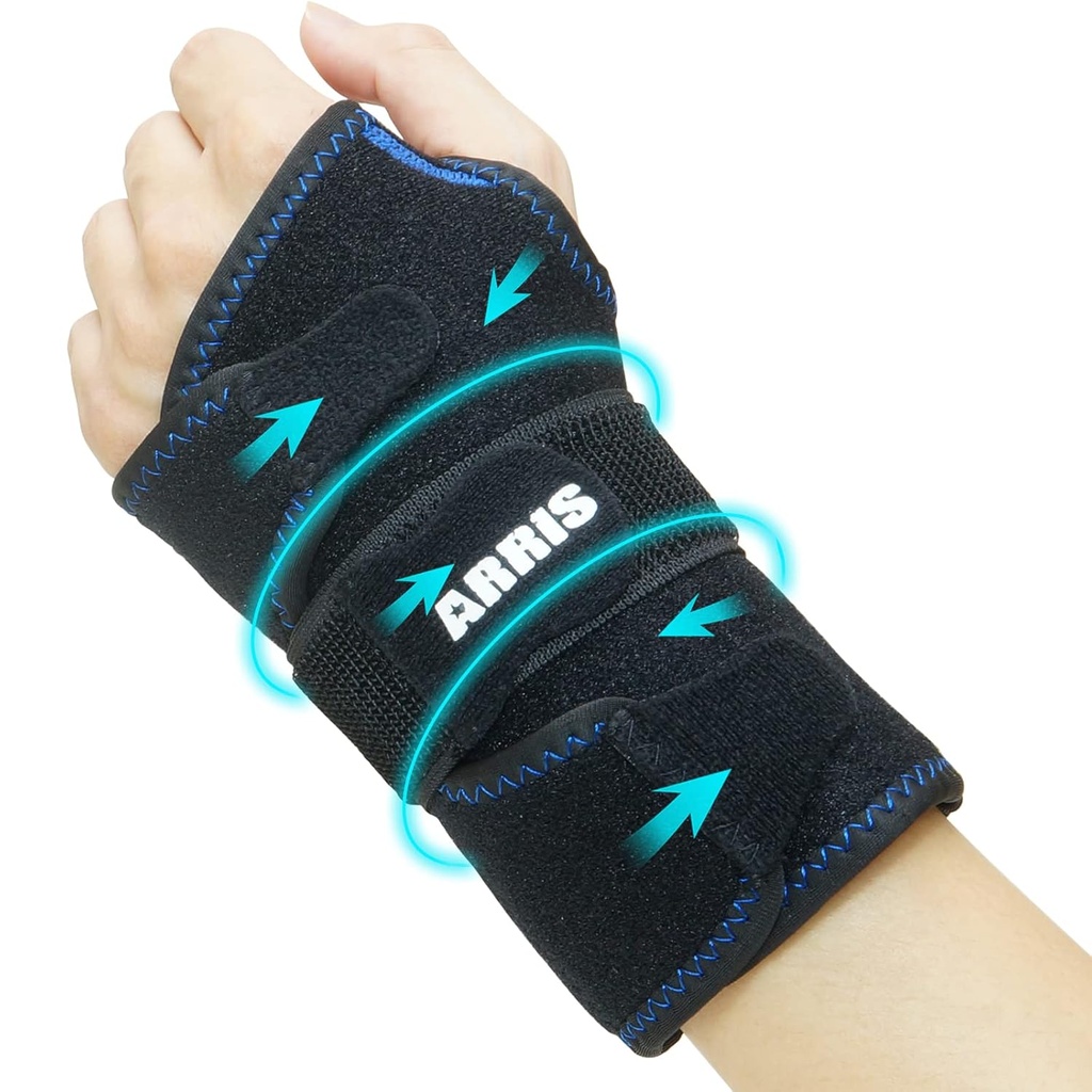 Zátěr Ice Pack Wrap for Carpal Tunel Relief - Ruční podpůrná výztuž s 2 opakovaně použitelnými gely Packs Hot Cold Compress for revmatoidní artritida, Tendonitida, Sportovní zranění, Otok, Bruises & Spreys