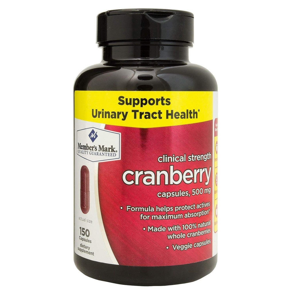 Členové Mark Klinická síla Cranberry, 500 mg