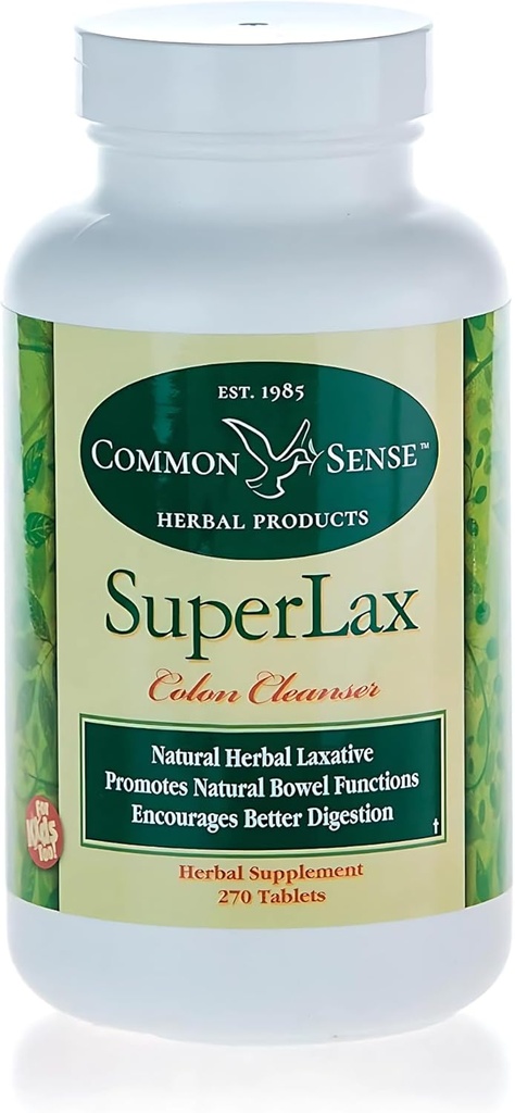 Společné smyslové bylinné produkty SuperLax (270): Colon Cleanser