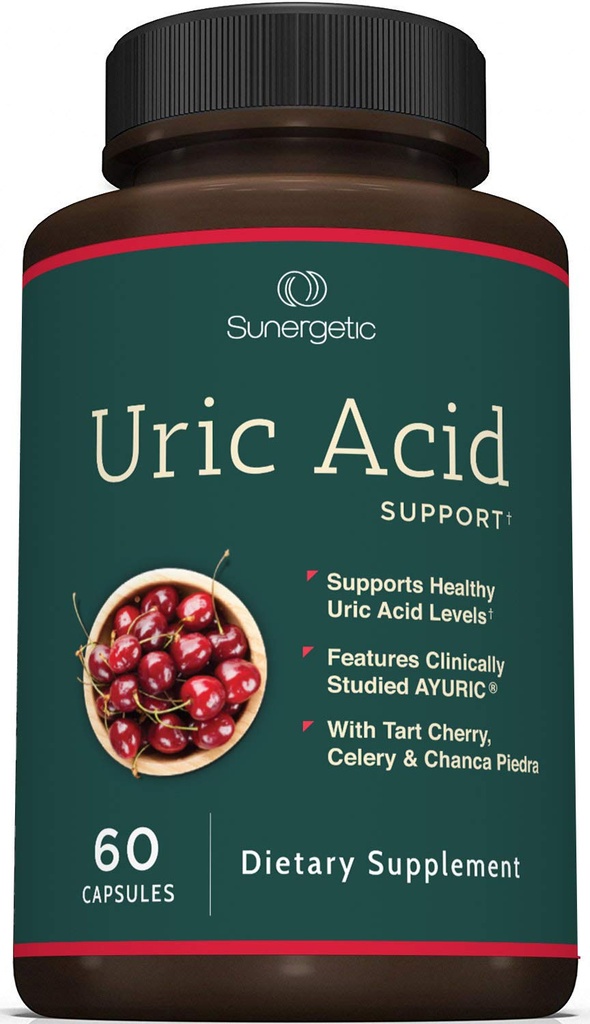 Supplement Supplement - Supplementary Acid Cleanse & Ledney Support - zahrnuje Tart Cherry, Chanca Piedra, Celer Extract & Turmeric - 60 Kapsle