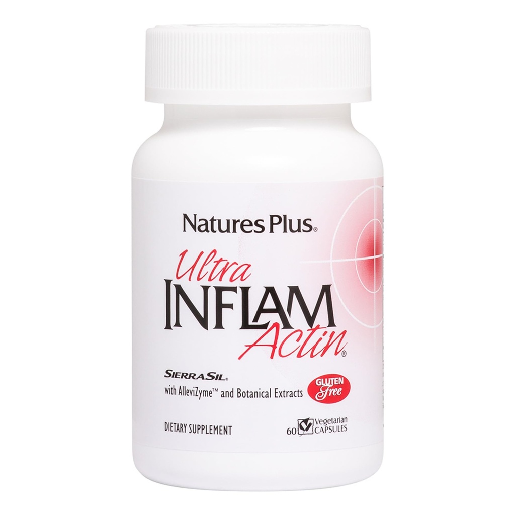 Natures Plus Ultra - Přírodní doplněk s kurkumou, Bromelain, MSM, Boswellia & Ginger - 60 Vegetariánské kapsle (30 Služeb)