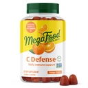 MegaFood C Defense Daily Imunitary Supplement - Žvýkací vitamín C Gummie, Tangy Citrus Flavor, Made with Real Food Like Orange & Cranberry, Vegan, Gluten- Free - 70 Gummy Vitamíny, 35 Služeb