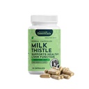 Zvířecí Essentials Mléko Thistle for Dogs & Cats - Podpora jater, Mléko Thistle 150mg, Silymarin, Dodatek k játkám, Bylinné kapsle, Organic Human Grade Byliny, Veterinární Doporučené - 30 Počet