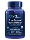 Life Extension Bone Obnovit vápník dodatek Žvýkací tablety, Kostní zdraví dodatek, vápník, vitamín D, minerály, gluten zdarma, Non- GMO, 60 Tablety