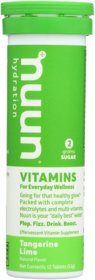 Nuun Vitamíny: Tangerine Lime Denní Hydratační dodatek (3 Tubes z 12 Tabs) 3