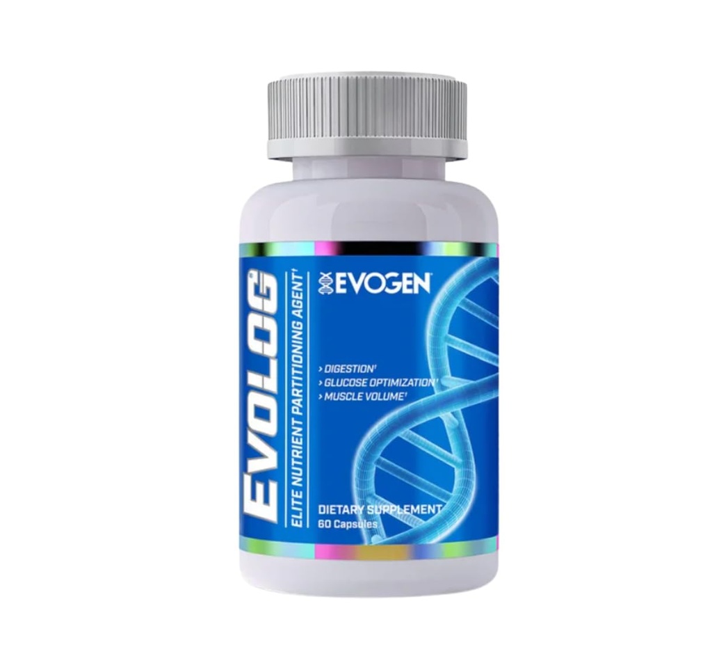 Evogen Evolog - Glucosa Disponition Agency (GDA) & Elite Nutrient Partitioning CLAS124; Mass Gainer & Weight Gainer for Women & Men CLAS124; Podporuje Digestion, Glucosa Optimalizace, Svalová hlasitost 124; 60 Kapsle