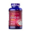 Puritan 's Pride Coenzym CoQ10 200mg, Dietní dodatek pro srdeční zdraví, krevní tlak, ústní guma zdraví, a zdravé stárnutí podpora, 240 Služeb, rychlé uvolnění Softgels