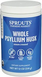Generické výhonky organické celé Psylium Husk - 12 oz
