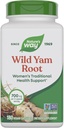 Nature 's Way Wild Yam Root, Women' s Traditional Health Support *, 700 mg / 2-Capsule Serving, Non-GMO Project Ověřeno, 180 Vegan Kapsle (Balení květen Vary)