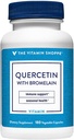 Vitamin Shoppe Quercetin s Bromelain, Antioxidant, který podporuje zdravou imunitu pro všechna období (180 Kapsle)