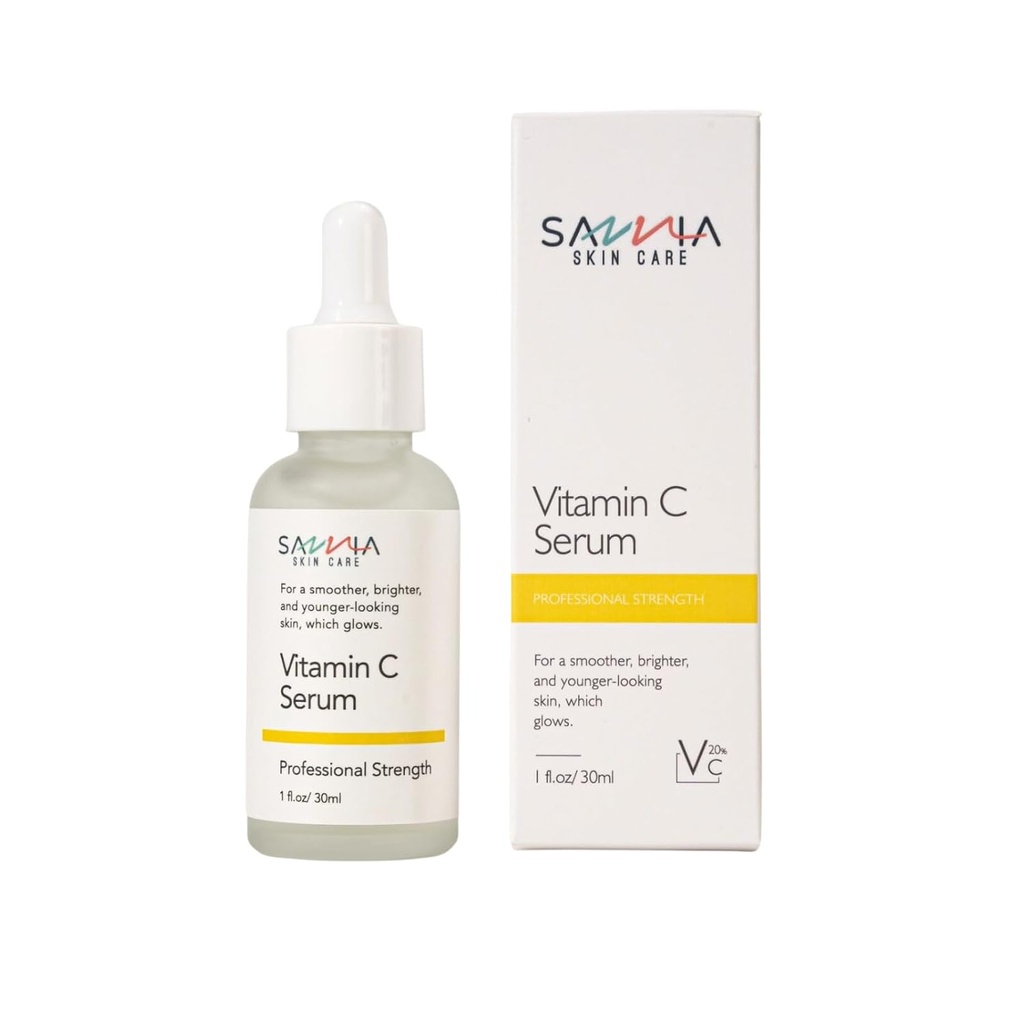 Vitamin C Sérum pro tvář, Pro hladší, světlejší, a mladých-vypadající pleť, která září, hydratuje a Evens Out Skin Tone, 1 fl.oz / 30ml