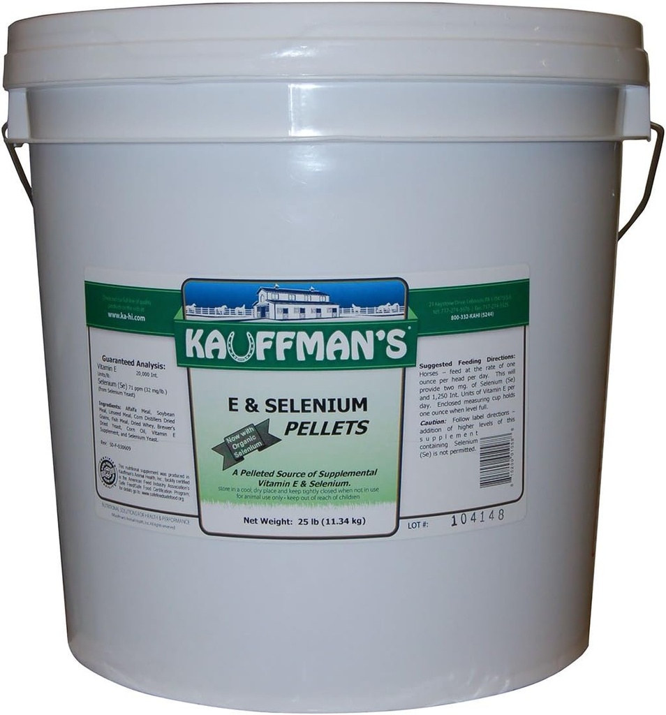 Kauffmans Vitamin E a Selen Pelety 25 liber