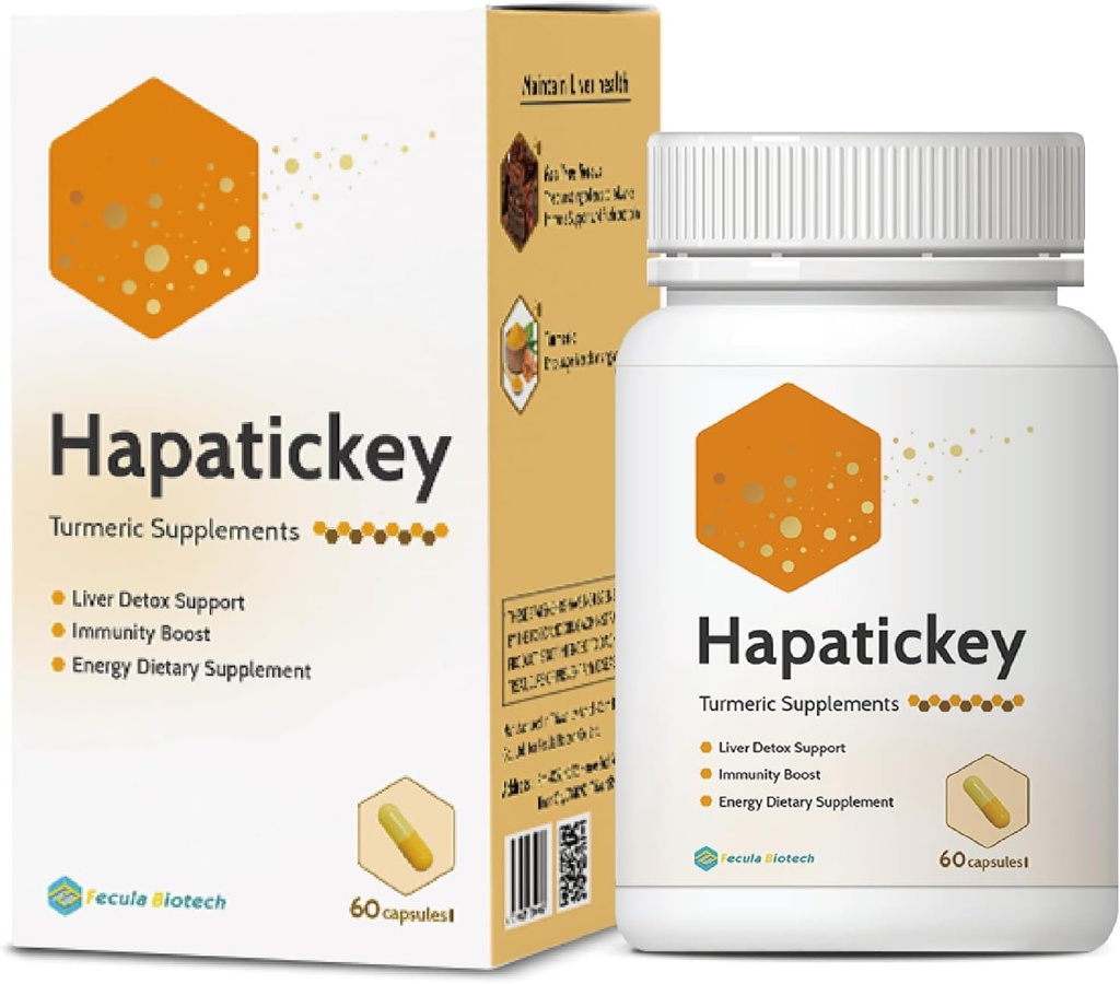 Kurkumin a Postbiotický dodatek, 60 Kapsle - Podpora jater, Gut Health & Detox - Antioxidant, Čistící vzorec