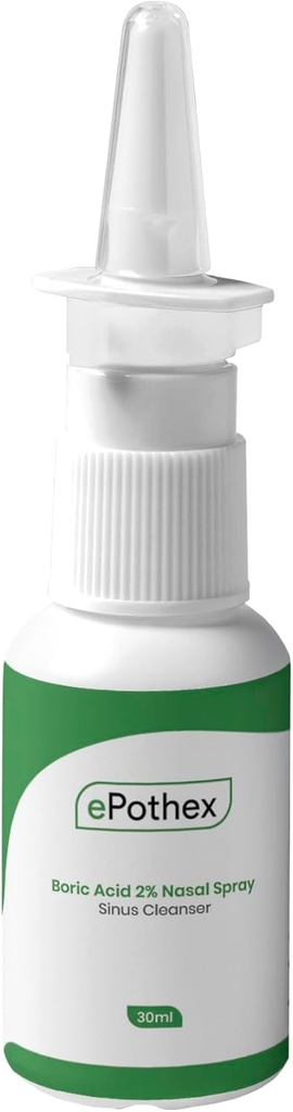 Kyselina boritá 2% Nasal Spray - Clearway Passages - poskytuje podporu pro sezónní a chronické sinus výzvy - 30ml