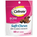 Caltate Soft Chews 600 Plus D3 vitamín D doplněk vápníku, čokoládová lanýž - 60 Počet