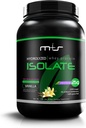 M + S 100% tráva Fed - hydrolyzovaný syrovátkový protein izolát powder- gluten zdarma, rychlé absorbování, snadné trávení, Stevia Sweeced (Vanilla, 2.05 Lb)