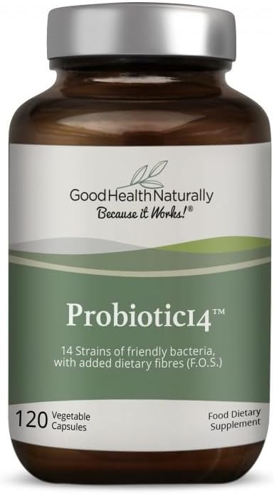 Probiotika 14 - Stravovací dodatek, Gut Cleanse 124; 120 Kapsle - Dobré zdraví Přirozeně