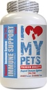 I LOVE MY PETS LLC Imunitate Dog Treats - PET Imunitate Support - Psi a kočky - Booster - Zdravý - Mléčné Thistle for Dogs - 60 Packages (1 lahvička)