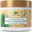 Manuka Honey Eczema Cream Moisturization Lotion léčba pro Psoriasis Relief - Itchy, Suchá kůže vyrážka Omáčka - Soothing Moisturizer pro dítě, děti, dospělí - High Power Body & Face Cream 2oz
