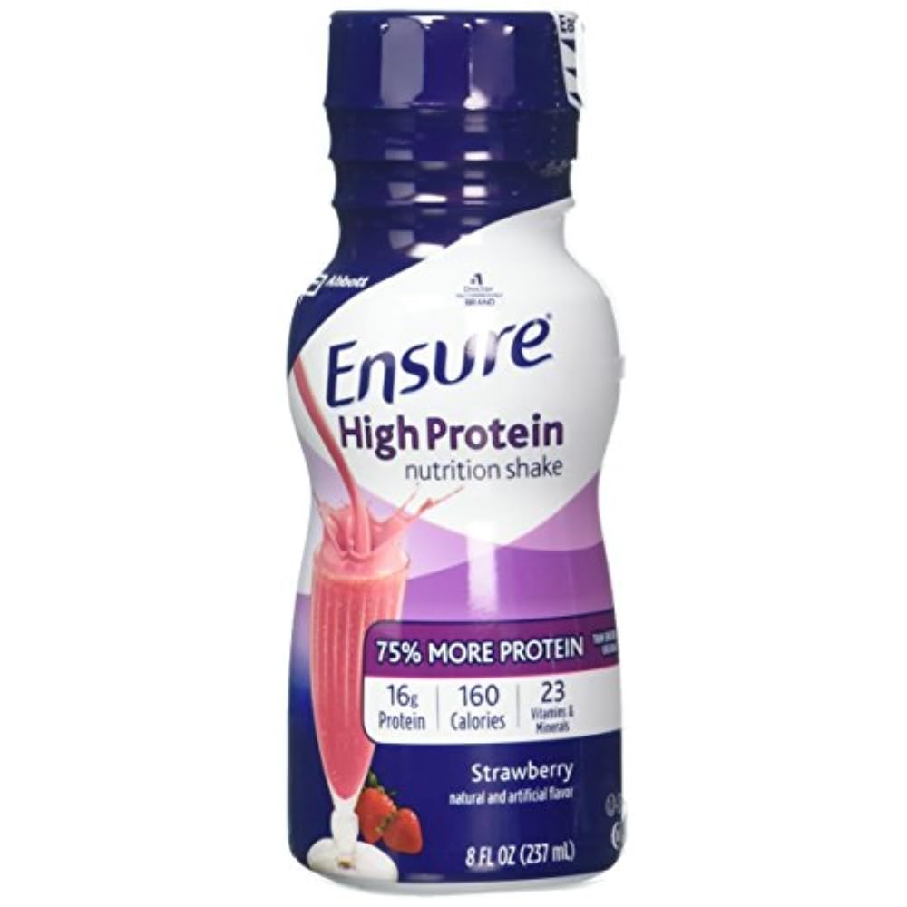 Zajistit vysoce proteinové nutriční Shake, Strawberry, 6 Počet