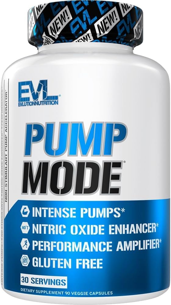 Vylučování Nutriční PumpMode - Doplněk oxidu dusnatého - Nestimulační dodatek s arginin Betaine a Pine Bark pro maximální čerpadla a výkon - Gluten zdarma Pre Workout Dodatek