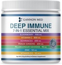 Ultimate Defense Imunity Vitamíny pro dospělé a děti - imunitní obranné kapsle s Elderberry, Vitamin C, Echinacea, Česnek, Panax ženšen a zinek - 120 kapslí (8.8 Oz Powder)