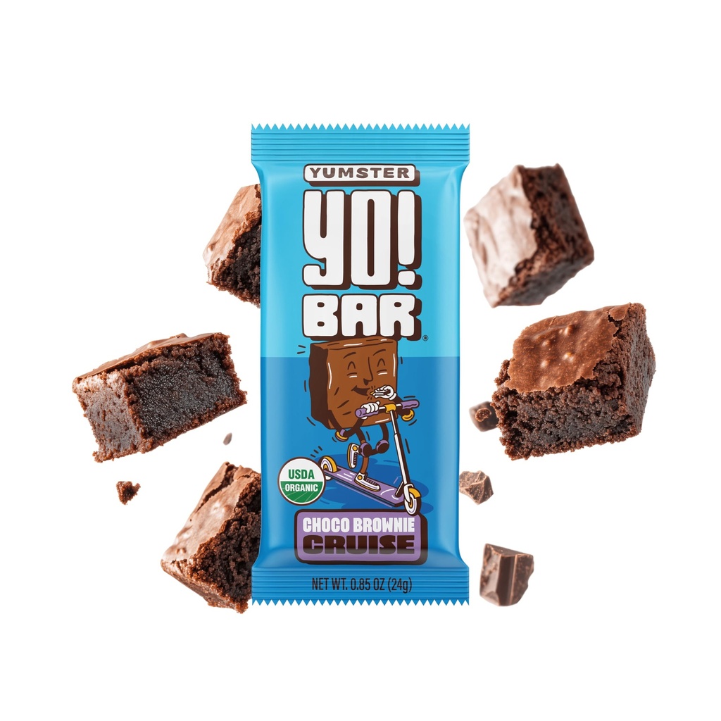 Hej! Bar od Bearded Brothers Vegan Organic Kids Bar, Čokoláda (25 barů) - Gluten Free, Paleo a celých 30 cd 124; Soy Free, Non- GMO, Nízký Glycemic, No Sugar Added, Fiber + Whole Foods