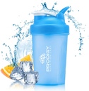 Prodigy Nutriční Labs Premium Shaker Lahvička ideální pro proteinové třepání a předcvičení -14 Ounce (modrá)