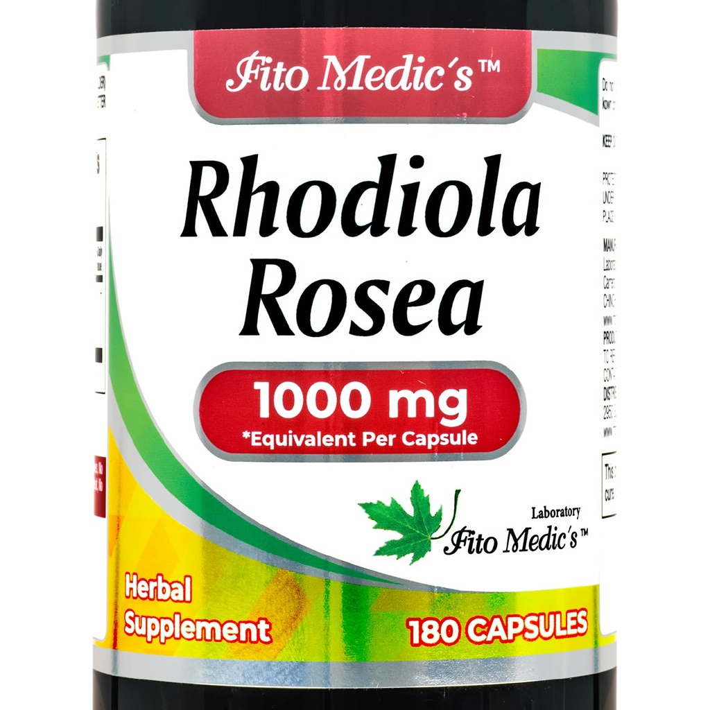 Laboratoř - Rhodiola rosea - Rhodiola rosea dodatek -180 Caps - Ultra vysoká absorpce.