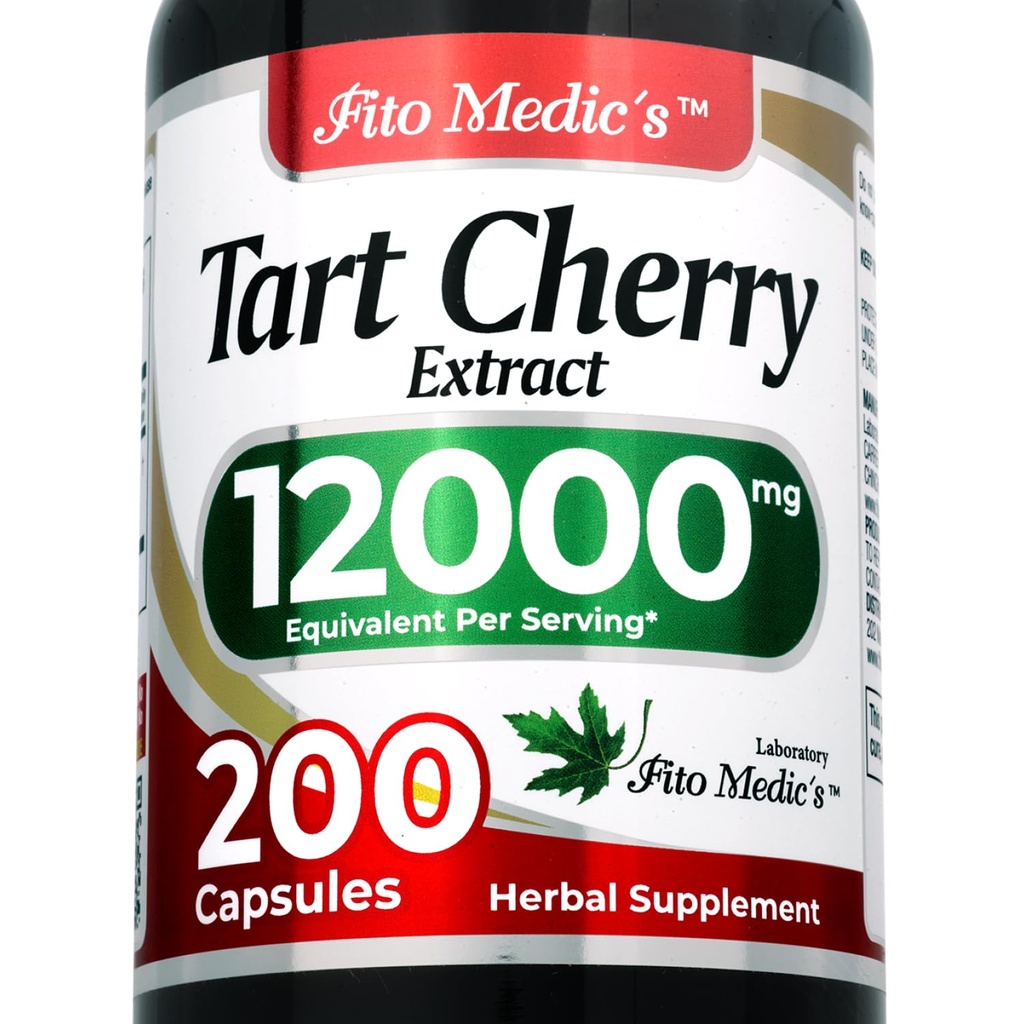 FITO MEDIC je laboratoř 124; Tart Cherry Kapsle 124; 200 Kapsle 124; 12000 mg 124; Tart Cherry Extract 124; Cherry Extract 124; koncentrát Extract 124; Ultra vysoká absorpce.