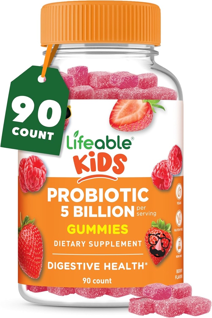 Probiotika pro děti Gummies current 124; 50mg (5 miliard) current 124; Great Ochutnávající děti currency currency current 124; for Gut Health and Immunication Support current 124; Kids Probiotic gummies for Boys and Girls current 124; 90 currency
