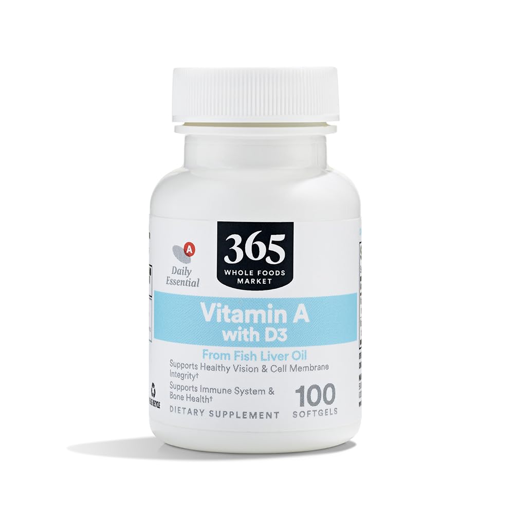365 od Whole Foods Market, Vitamin A & D 400 IU, 100 Počet