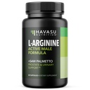 L- Arginin 500mg a Saw Palmetto 500mg - Oxid dusnatý a prostatní zdravotní doplňky pro muže - 60 Počet - Vytrvalost a nutriční Trakt Function Support - 1 měsíc Dodávka - Vegan, Non- GMO Kapsle