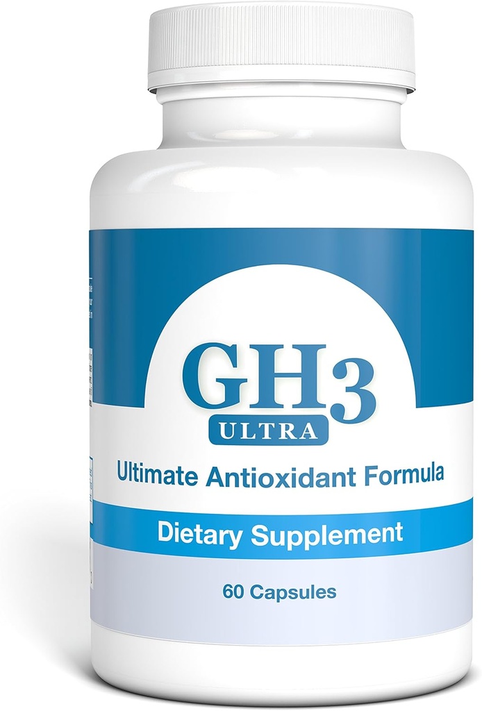 Nattura G-H3 Ultra, Ultimate Antioxidant Formule - Nový, Lepší Anti- Aging Komplex (Ginkgo Biloba, R- Alpha Lipoic Acid, Koenzym Q10, Acetyl L- Carnitin, Vitamin B6) - 60 Caps