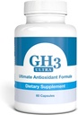 Nattura G-H3 Ultra, Ultimate Antioxidant Formule - Nový, Lepší Anti- Aging Komplex (Ginkgo Biloba, R- Alpha Lipoic Acid, Koenzym Q10, Acetyl L- Carnitin, Vitamin B6) - 60 Caps
