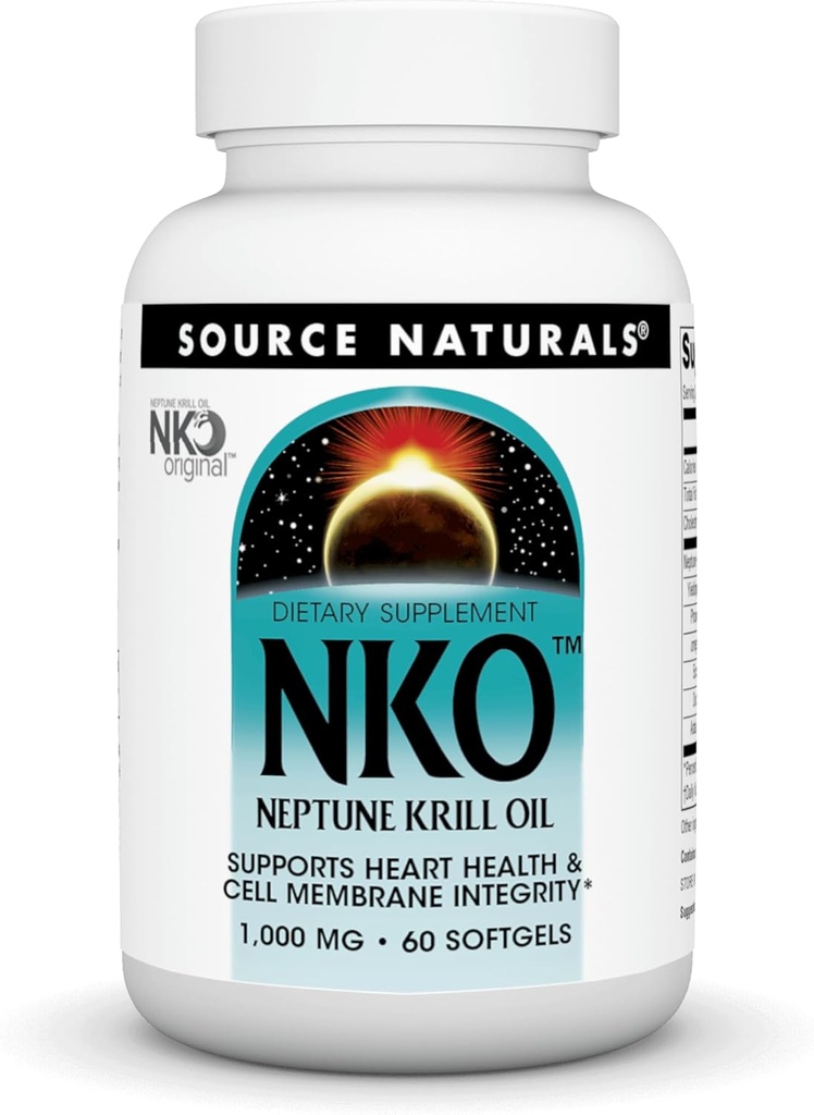 Zdroj Naturals NKO Neptune Krill Oil, podporuje srdeční zdraví a buněčnou membránovou integritu *, 1000 mg - 60 SoftGels