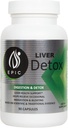 Maximální podpora s Epic Black Label Játra Detox Dietní dodatek - 90 Kapsle zabalené s přírodními složkami, jako je Artyčoky extrakt, mléčný thistle, kurkuma, železo a vápník