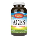 Carlson - ACES, Vitamíny A, C, E + Selen, Cellular Health & Immunication Support, Antioxidant, 200 Softgels