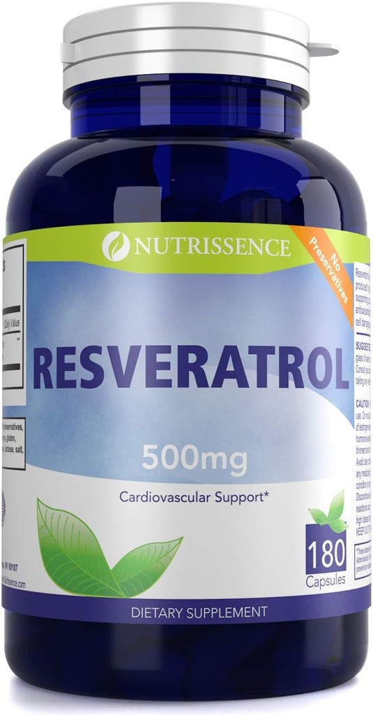 Resveratrol 500mg 180 Kapsle 90 Podání 1000 mg nebo 60 Podání 1500mg