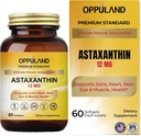 Astaxanthin 12 mg colum124; 60 Softgels colum124; Podporuje společné, srdce, kůže a svalů zdraví